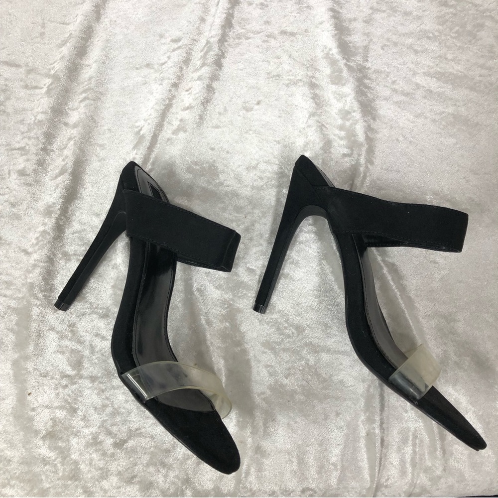 Forever 21 nwot black high heels size 6 pumps mob wife style